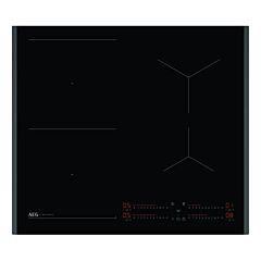 AEG SI64IB1BFB 60Cm Induction Hob, Bridging Zones On Left- Black