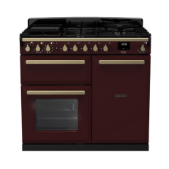 Rangemaster Estel Deluxe ESDL100DFPBOR/AB1 100cm Dual Fuel Range cooker
