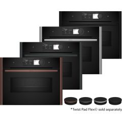 Neff C29MY7MY0 Flex Design compact pyrolytic oven with microwave