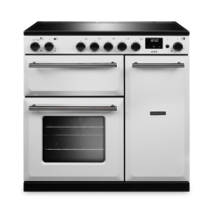 Rangemaster Aura 90cm Induction White (Paint) - Onyx