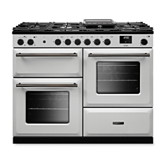 Rangemaster  Aura 110cm Dual Fuel White - Onyx