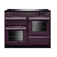 Rangemaster Aura 110cm Induction Plum - Brushed Nickel