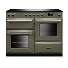 Rangemaster Aura 110cm Induction Riverbed - Brushed Nickel