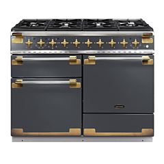Rangemaster ELISE 110cm Dual Fuel  SLATE ANTIQUE BRASS