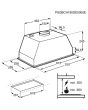 Aeg DGB3850M 
80cm Stainless Steel Canopy Hood
