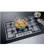 AEG HGX75400SM 75cm wide 5 burner gas hob