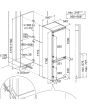 AEG NSC7T185ES 50/50 Integrated Fridge Freezer
