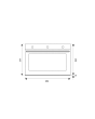 Bertazzoni F909PROEKX Professional 90cm Oven