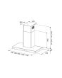 Bertazzoni KT110P1XV Master T-Shaped Hood 110cm