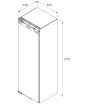 Bora F178GW Integrated Freezer with water connection