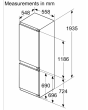 Bosch KIN96VFD0G Integrated Fridge Freezer