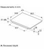 Bosch PIV831HB1E 80cm Induction Hob