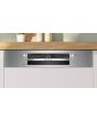 Bosch SMI2HTS02G Semi integrated dishwasher-Steel fascia