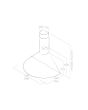 Elica TONDA-90 Tonda stainless steel 900mm