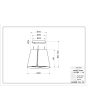 Faber Beat Pendant Island Extractor, White.