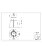 Faber Beat Pendant Island Extractor, White.