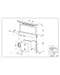 Faber Fabula Plus EVO BK A60 Downdraft Extractor