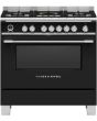 Fisher And Paykel OR90SCG6B1 90cm Dual Fuel Pyrolytic Range Cooker