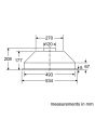 Neff D51NAA1C0B 53cm Integrated Extractor