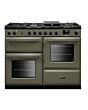 Rangemaster Aura 110cm Dual Fuel Riverbed - Onyx