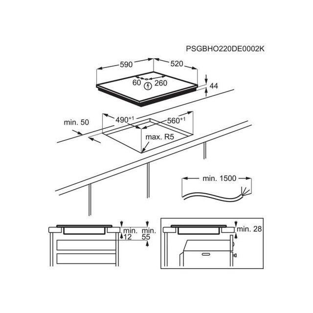 Aeg IAE64411FB 60cm Induction Hob