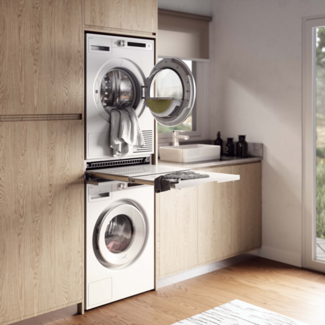 ASKO HDB1153W Pull-out basket and shelf, One only Ex-display. Collection only.