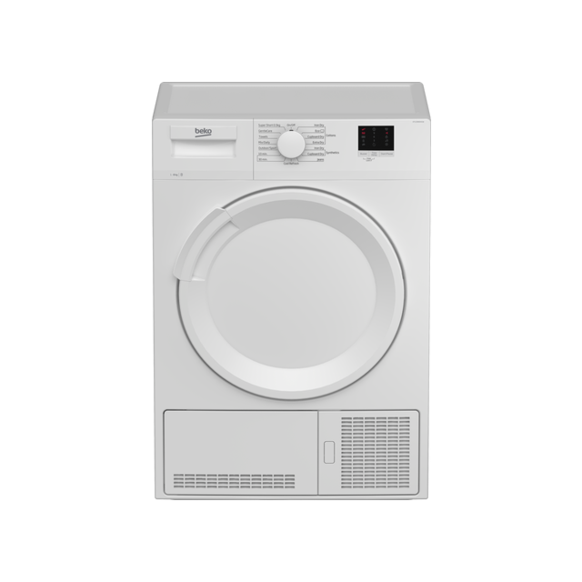 Beko DTLCE80041W 8Kg Condenser Tumble Dryer