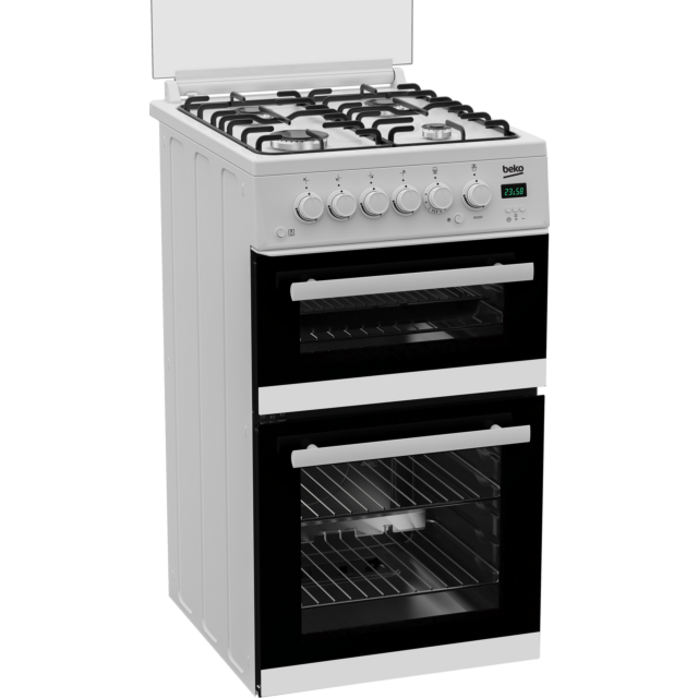 Beko EDG507W 50cm Gas Cooker with Gas Hob