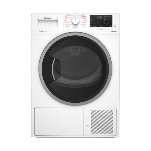 Blomberg LTH38420W 8kg Heat Pump Tumble Dryer, one only Ex Display.
