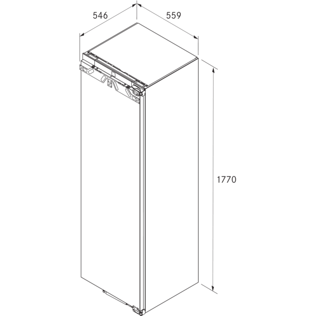 Bora C178KS2 Integrated Fridge
