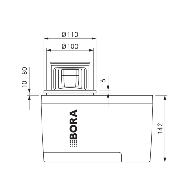 Bora QVACAB QVac Vacuum set All Black
