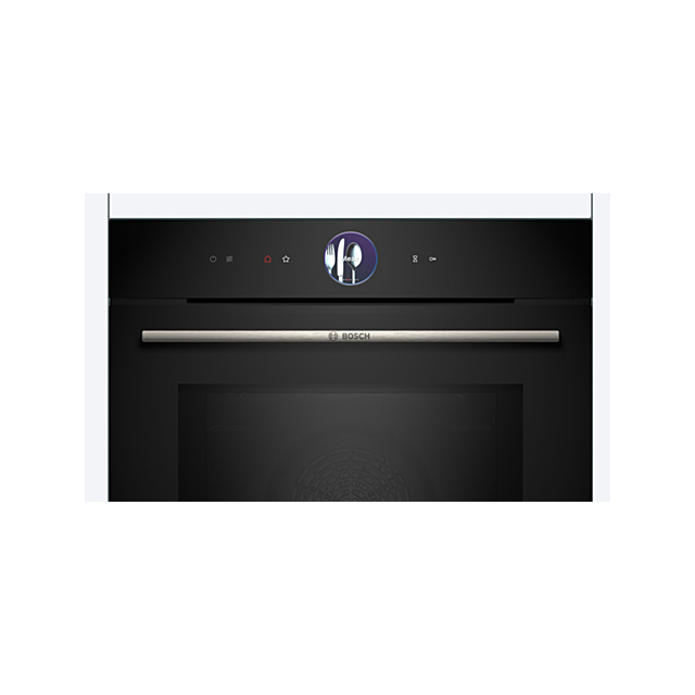 Bosch HMG7764B1B Pyrolytic Single oven and Microwave