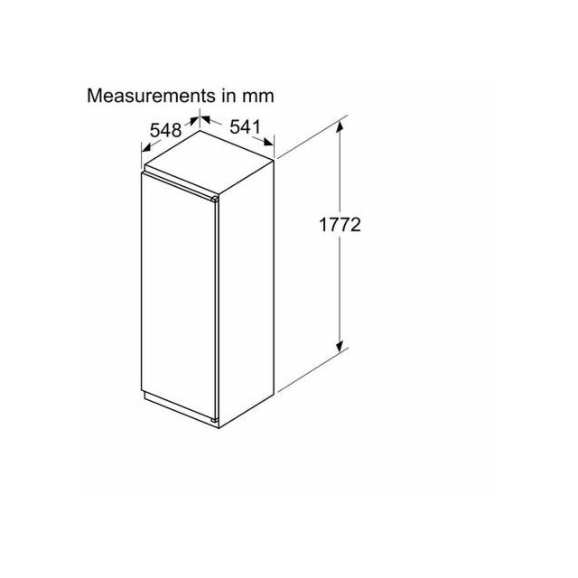 Bosch KIR81NSE0G Integrated Fridge