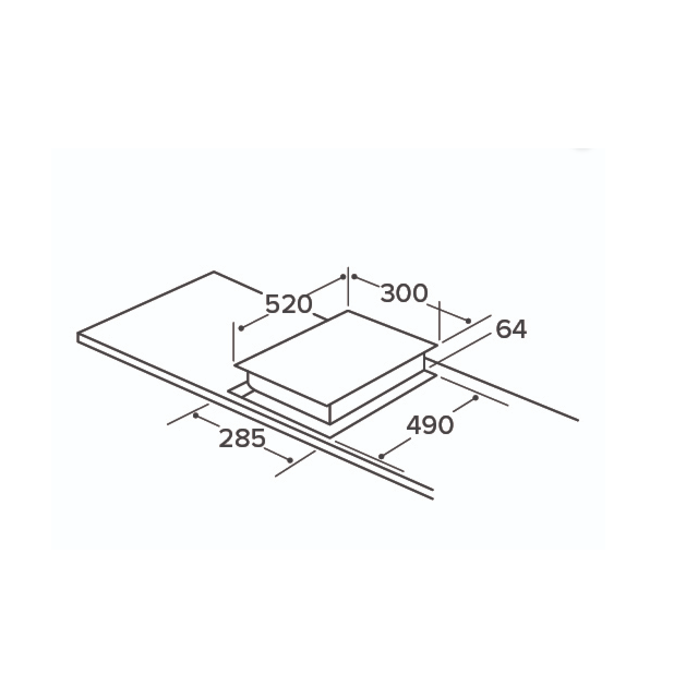 Cda HC3621FR Domino Ceramic Hob