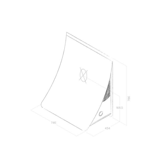 Elica NUANCE-PAINT Nuance Paintable - white paintable steel 760mm
