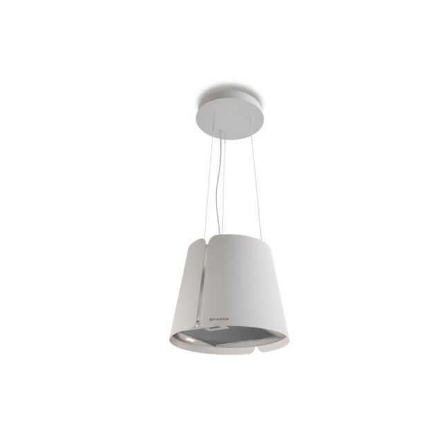 Faber Beat Pendant Island Extractor, White.