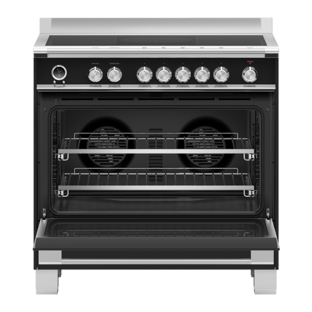 Fisher And Paykel OR90SCI6B1 90cm Induction, Pyrolytic Range cooker