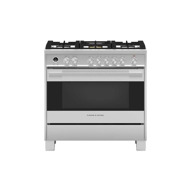 Fisher And Paykel OR90SDG6X1 90cm Dual Fuel Pyrolytic Range Cooker