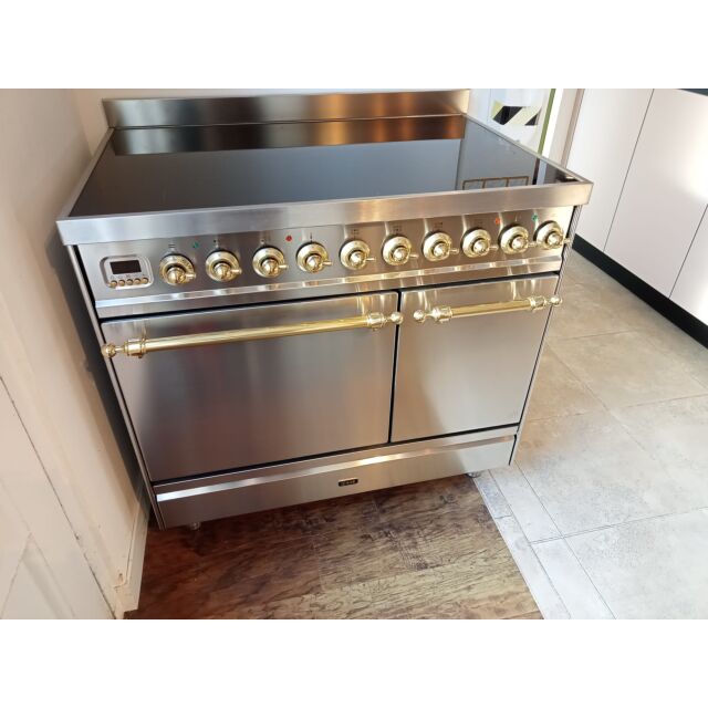 Ilve PDI096QNE3/SSG 90Cm Milano Range Cooker, one only ex-display £3999.00