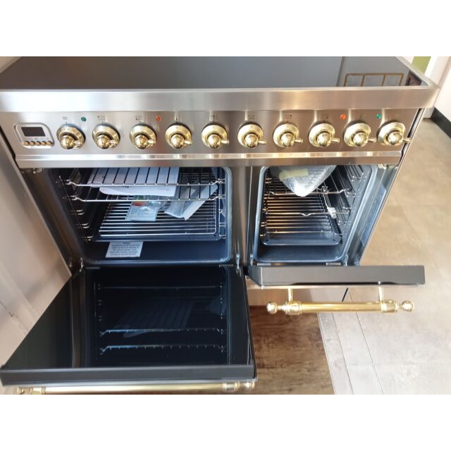 Ilve PDI096QNE3/SSG 90Cm Milano Range Cooker, one only ex-display £3999.00