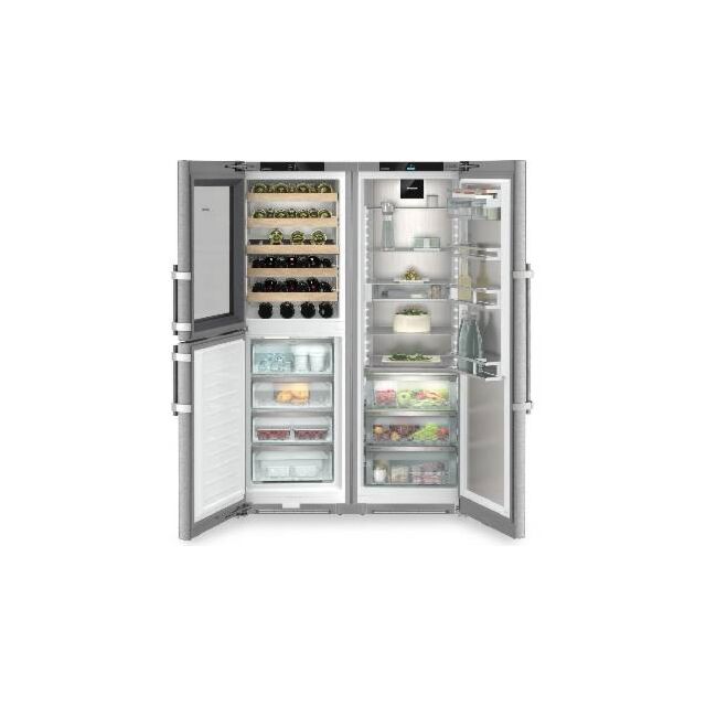 Liebherr XRCST5295 Side by side Fridge freezer with Wine cooler.