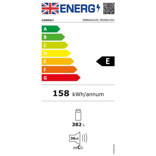 Liebherr XRFSF5245 Side by Side Fridge Freezer