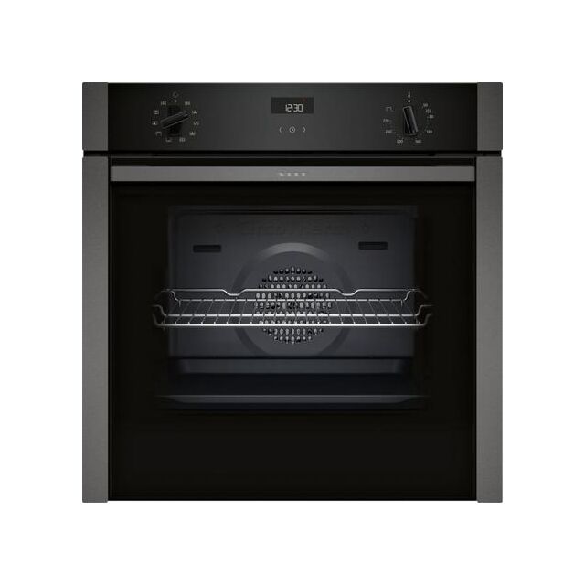 Neff B3ACE4HG0B Slide+Hide Oven with Graphite Trim