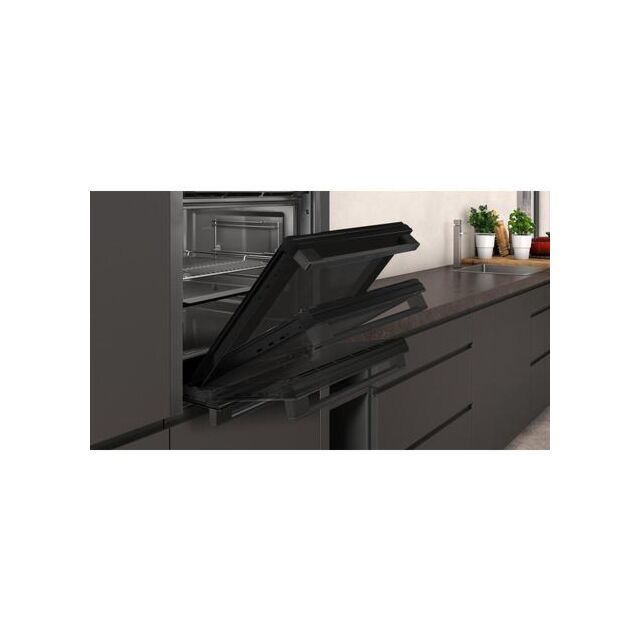 Neff B3ACE4HG0B Slide+Hide Oven with Graphite Trim