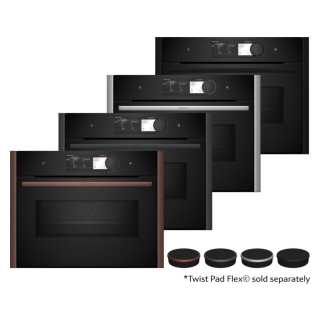 Neff C29MY7MY0 Flex Design compact pyrolytic oven with microwave