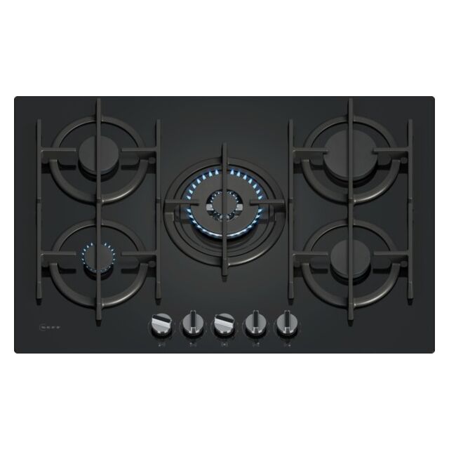 Neff T27PIQ4S0 75cm Black Tempered Glass