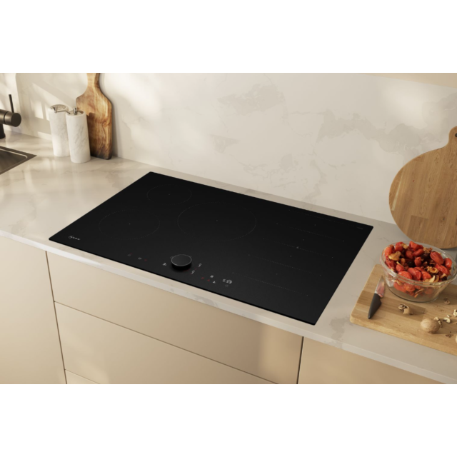 Neff T68NUV4A0 80cm Flex Induction Hob, Matt Black