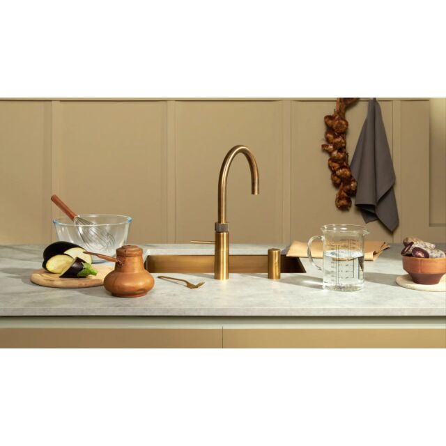 Quooker FNRPTB Tap Fusion Round patinated brass