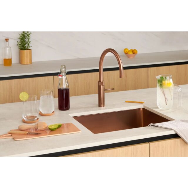 Quooker FNRRCO Tap Fusion Round rose copper