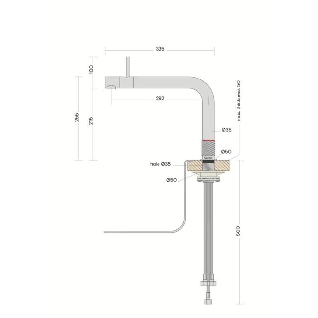 Quooker FTGME Tap Front gunmetal